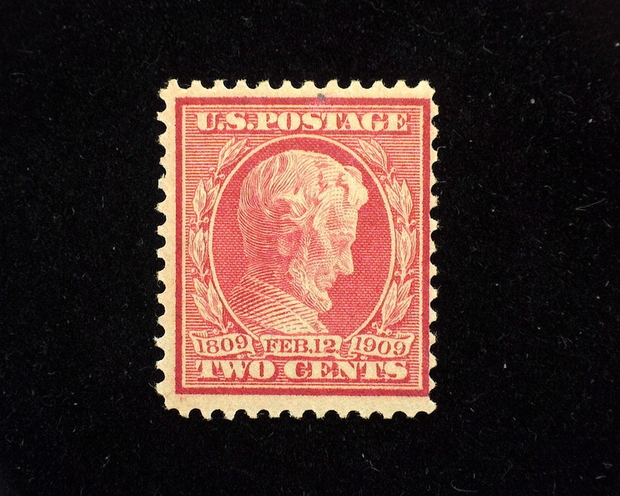 #369 2c Lincoln Mint F LH Bluish paper. - US Stamp