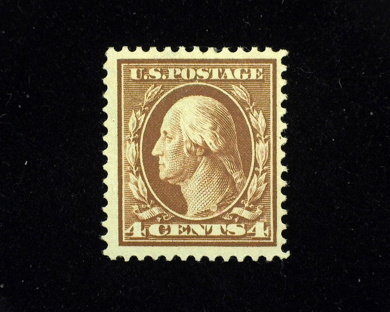 #377 4c Washington Fresh. Mint VF LH - US Stamp