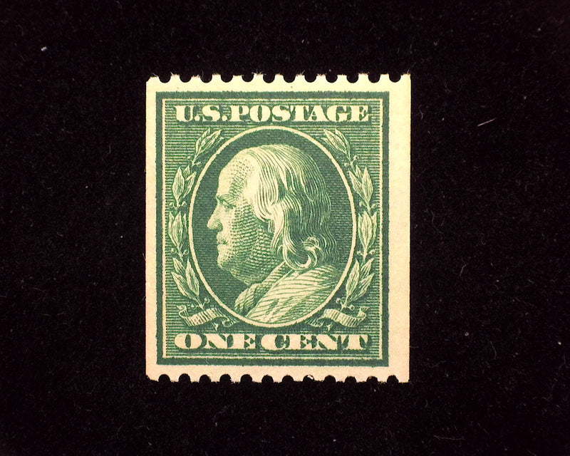 #385 1c Franklin Fresh. Mint VF/XF NH -  US Stamp
