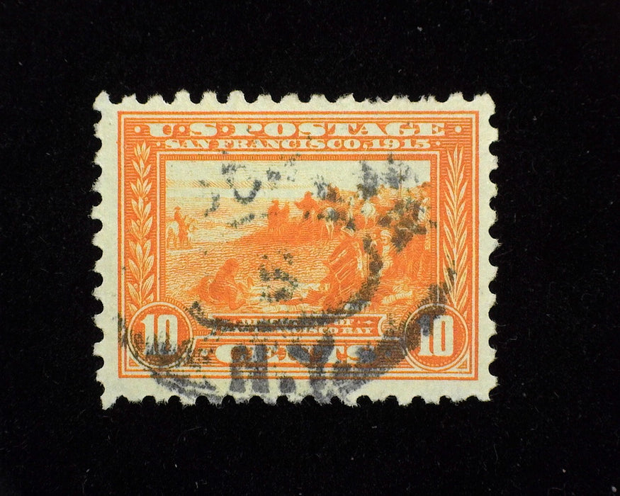 #404 10c Panama Pacific Used VF Nibbed Perfs. - US Stamp