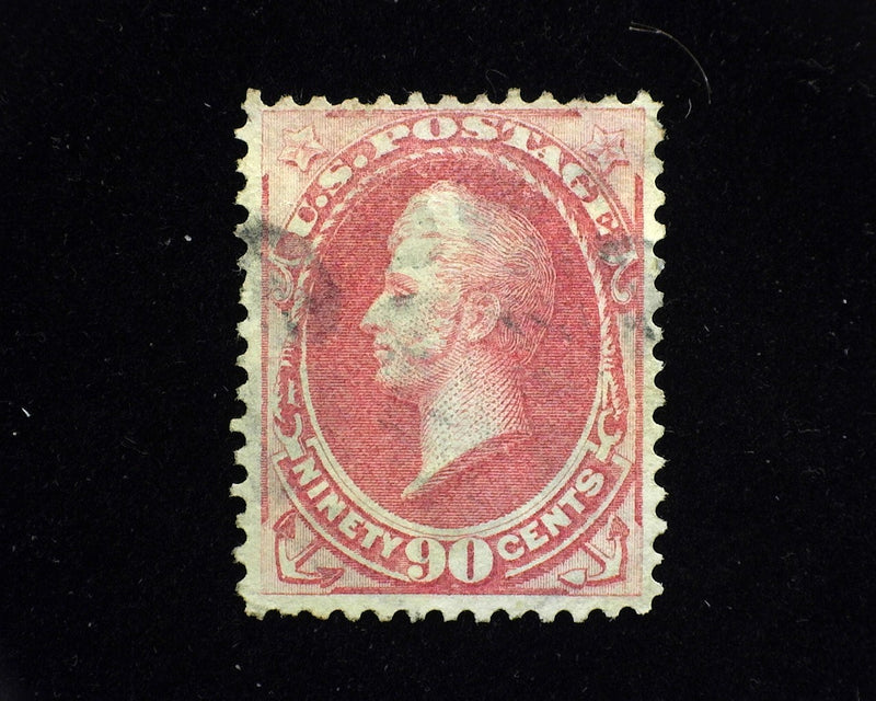 #155 Fresh rich color, faint face free cancel. F/VF Used - US Stamp