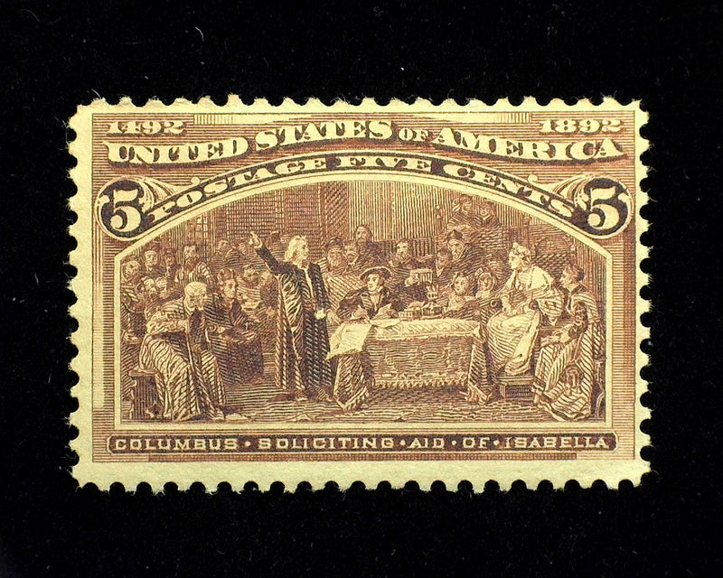 #234 5c Columbian  Fresh. Mint F NH - US Stamp