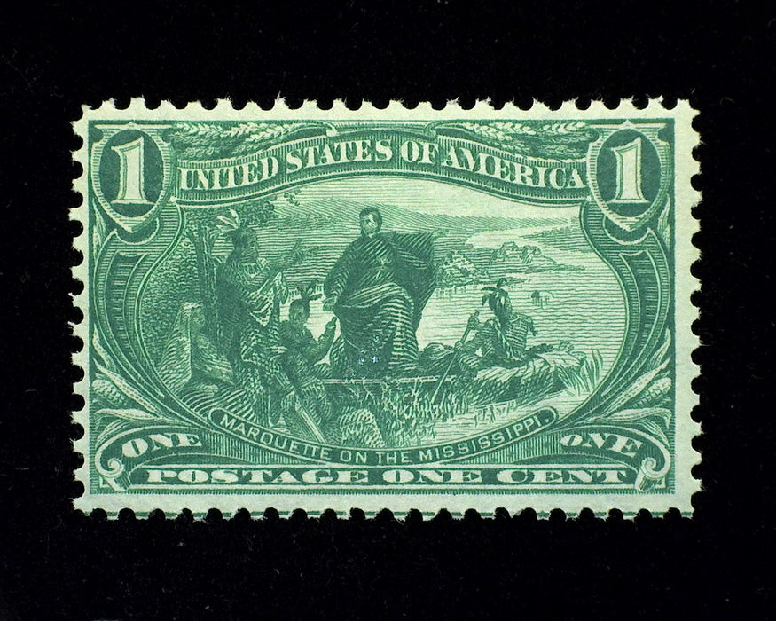 #285. 1c Trans Mississippi. Mint F/Vf NH Fresh. - US Stamp