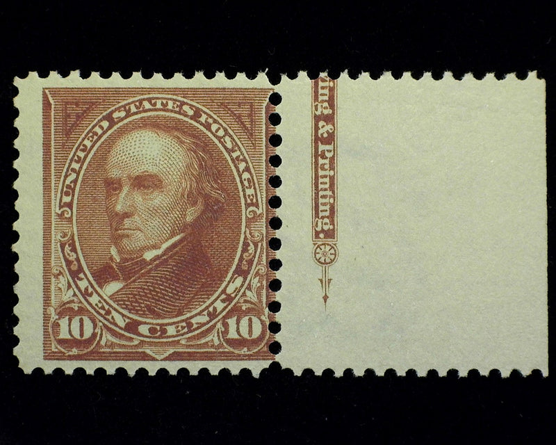 #282c Fresh imprint margin stamp. Mint AVG NH - US Stamp