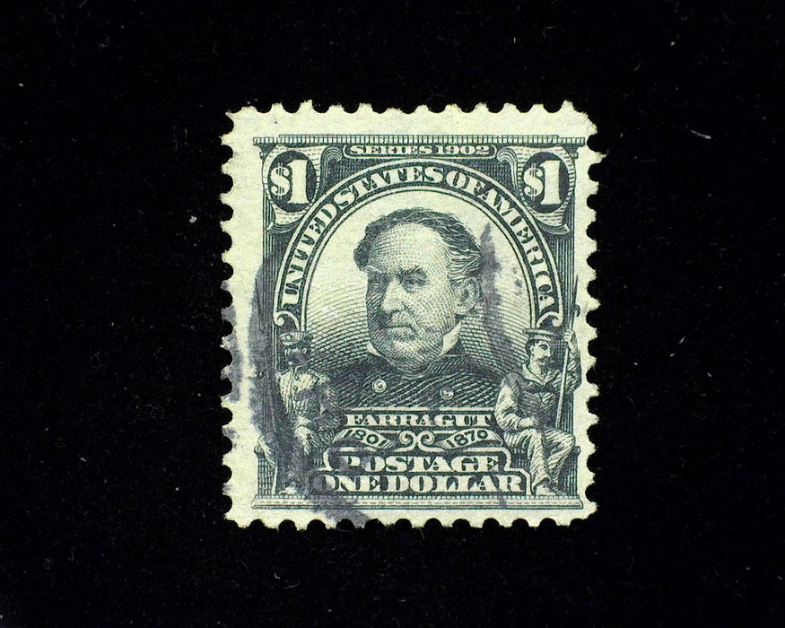 #311 Faint crease. Large margin stamp. Xf Used - US Stamp