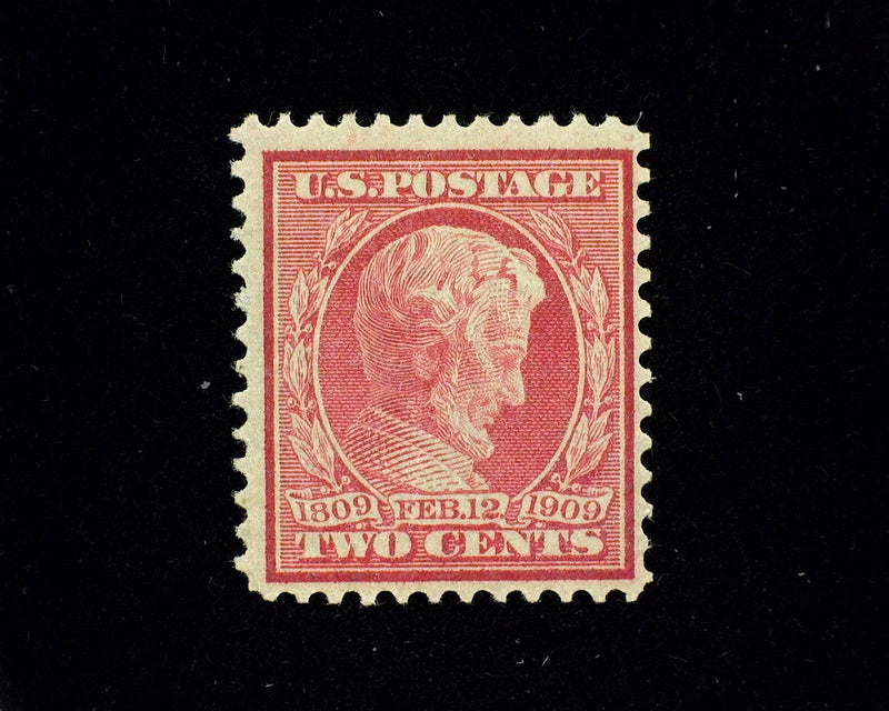 #369 2c Lincoln Bluish paper Mint F NH - US Stamp