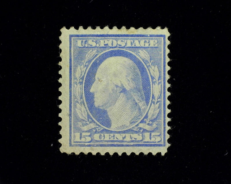 #340 15c Washington Disturbed gum and inclusion. Mint F - US Stamp