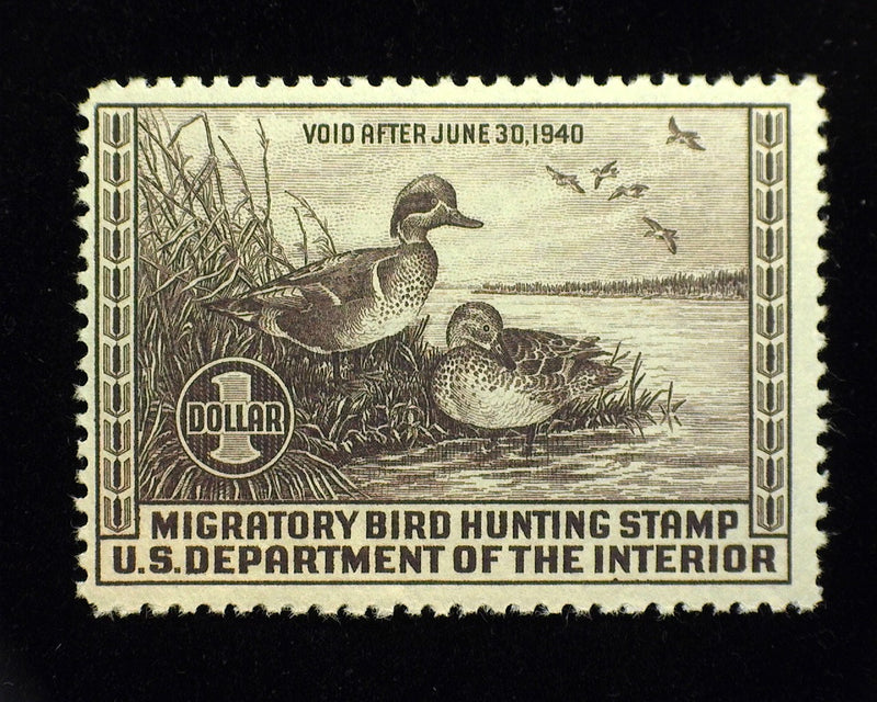 #RW6 $1.00 Hunting Permit Mint F/Vf NH - US Stamp