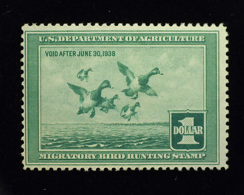 #RW4 $1.00 Hunting Permit Fresh. Mint F NH - US Stamp