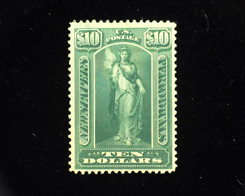 #PR122 10 Dollar Newspaper. Mint Vf H Fresh. - US Stamp