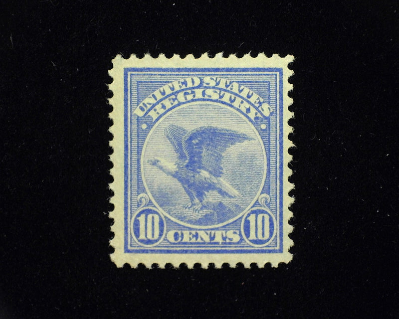 #F1 10c Registry Fresh and choice large margin stamp. Mint Vf/Xf NH - US Stamp