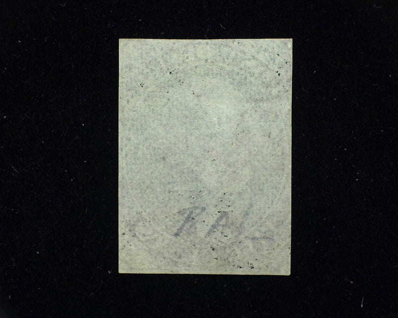 #9x1 3 3/4 margin stamp with magenta ACM Pen initials. Mint Vf - US Stamp