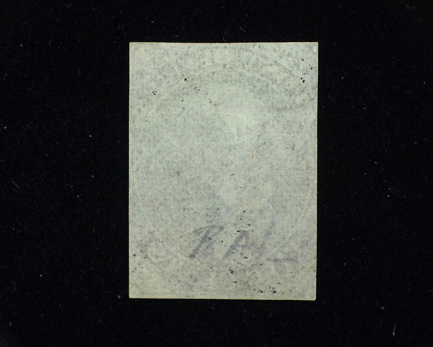 #9x1 3 3/4 margin stamp with magenta ACM Pen initials. Mint Vf - US Stamp