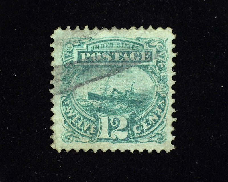 #117 Choice used stamp with face free cancel. Deep color. Vf/Xf Used - US Stamp