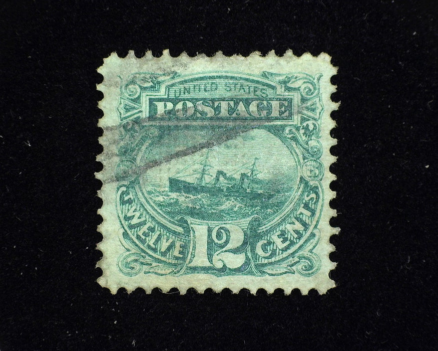 #117 Choice used stamp with face free cancel. Deep color. Used Vf/Xf - US Stamp