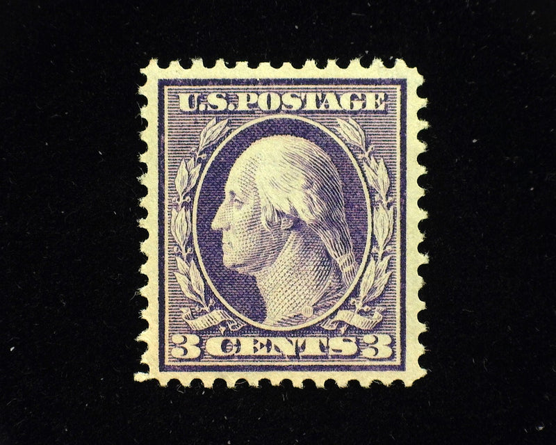 #376 3c Washington Rich color. A beauty! Mint Xf NH - US Stamp