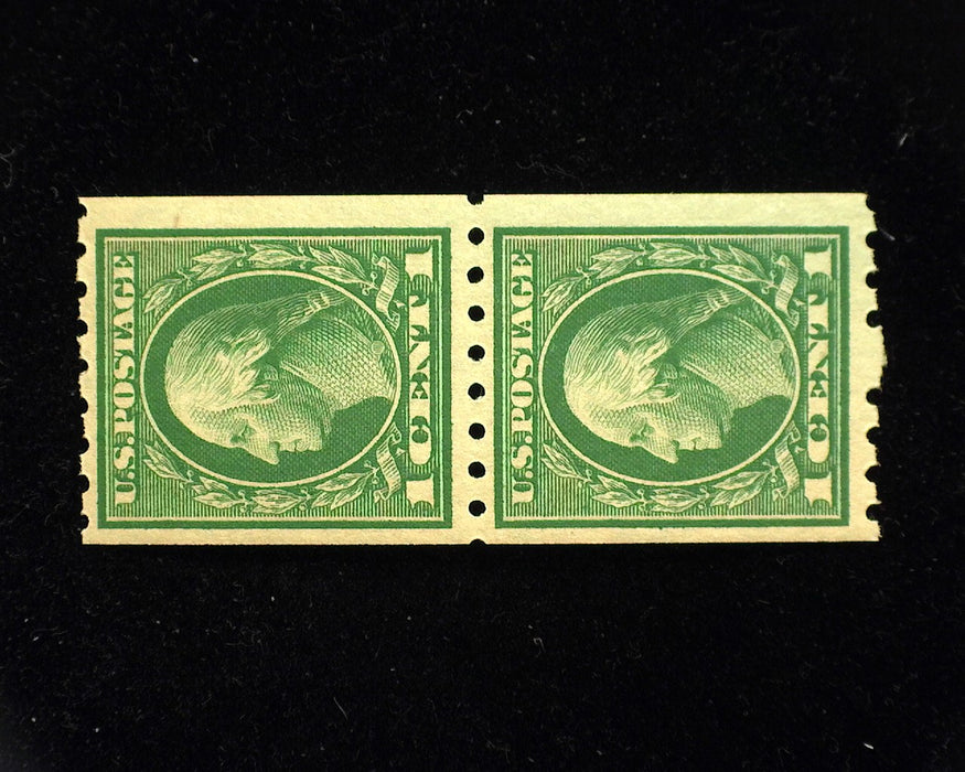 #410 Fresh vertical pair. Mint Vf NH - US Stamp