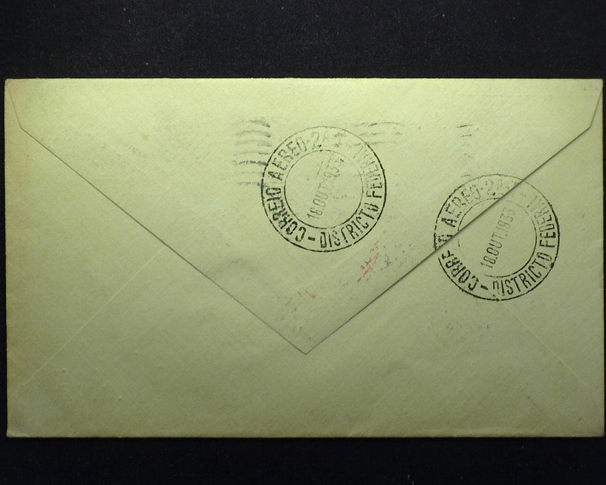 #C18 50c Graf Zeppelin Used Vf/Xf Stamp tied to cover. - US Stamp