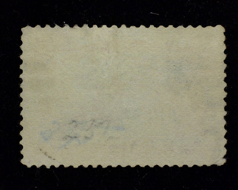 #241 $1.00 Columbian Fresh rich color. Very faint corner perf crease. Vf Used - US Stamp