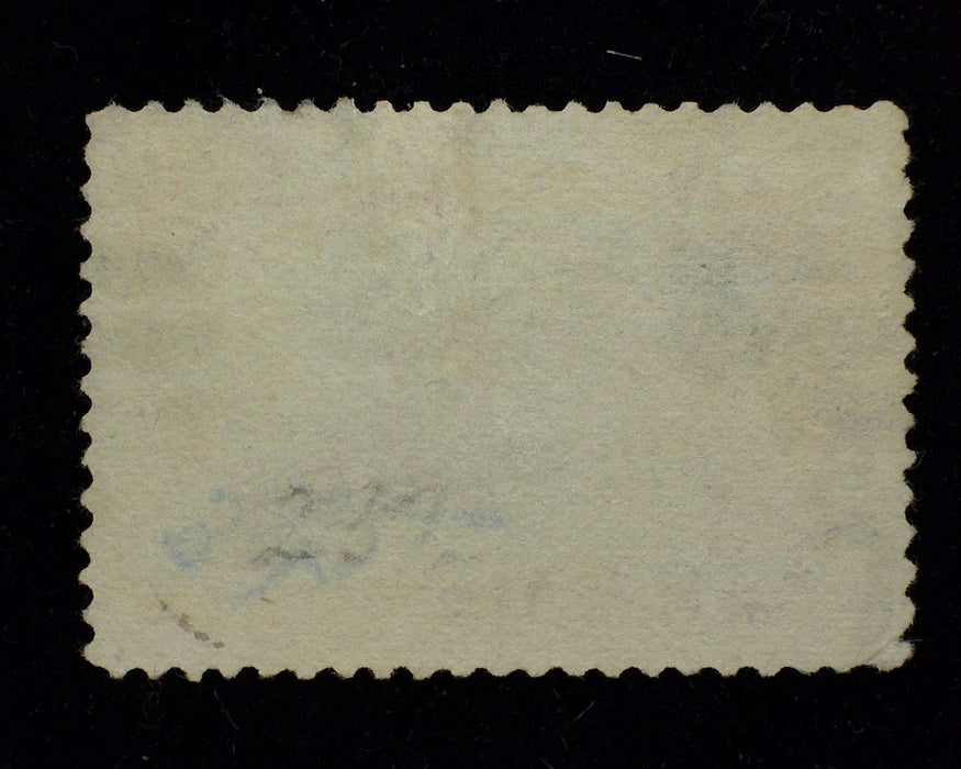 #241 $1.00 Columbian Fresh rich color. Very faint corner perf crease. Vf Used - US Stamp