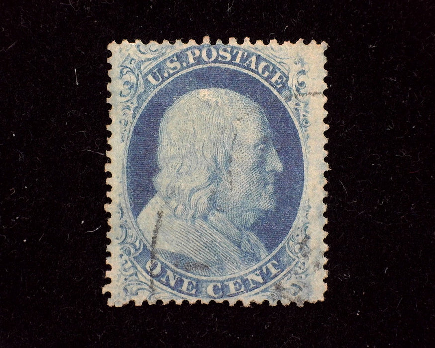 #24. Used Vf Fresh rich color used stamp with faint cancel. - US Stamp