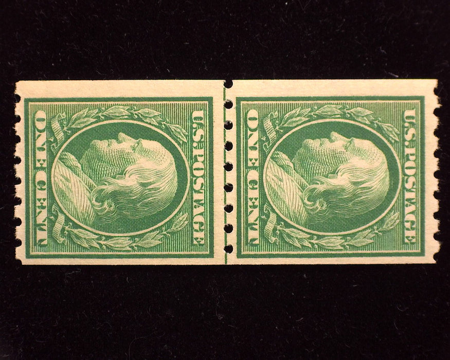 #391 Fresh guide line pair. Mint VF LH US Stamp