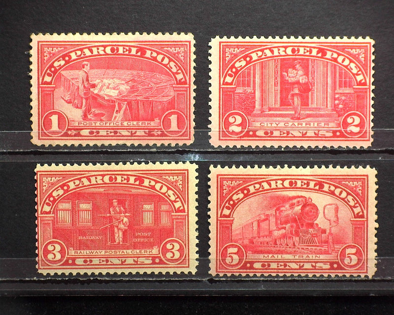 #Q1 - 3,5 Parcel Post Issue Mint F LH US Stamp
