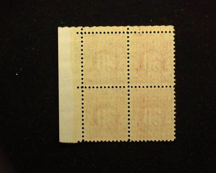 #J85 30c Postage Due Plate Block. Mint Vf NH - US Stamp