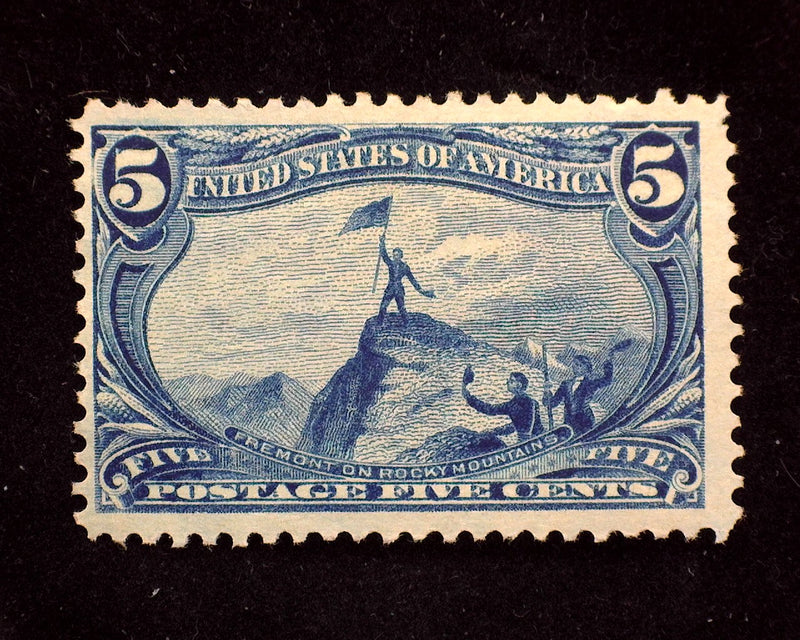 #288 5c Trans Mississippi Fresh. Mint F/Vf No gum - US Stamp