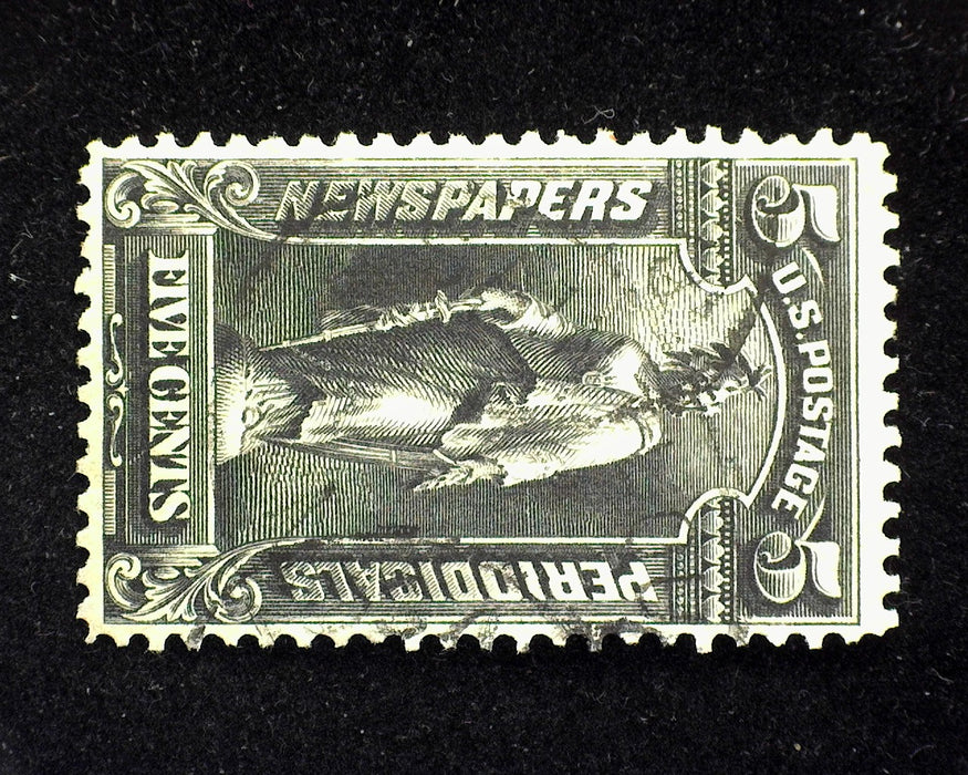 #PR-116 5c Newspaper Vf Used Faint horizontal crease. - US Stamp