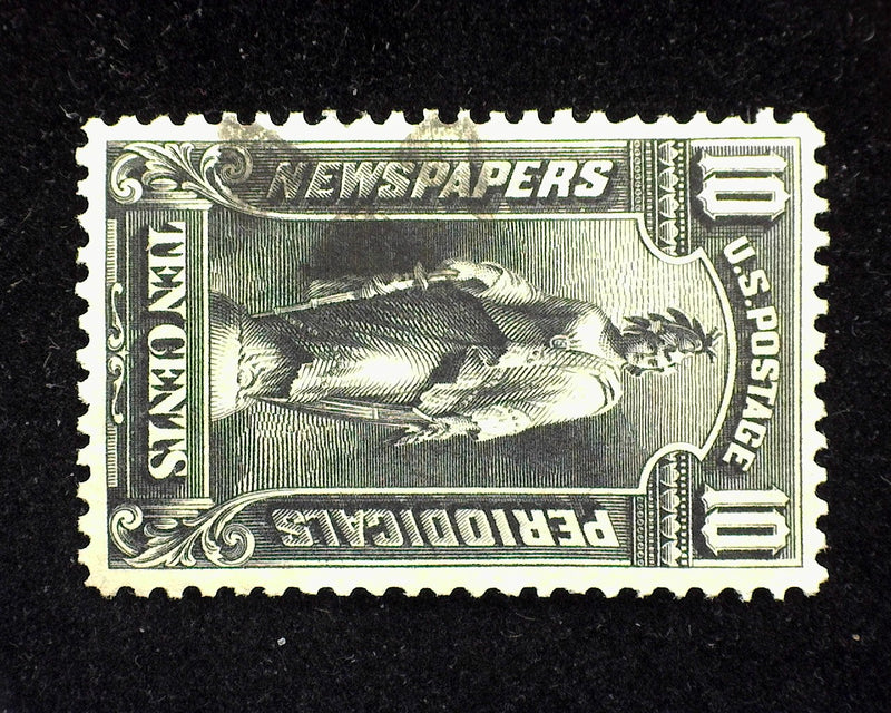 #PR-117 10c Newspaper Xf Used Choice used stamp. - US Stamp