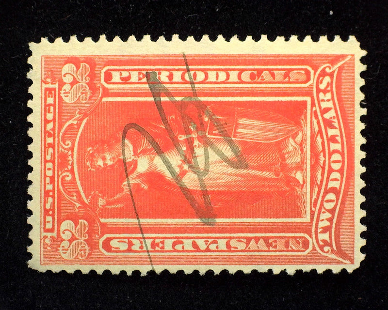 #PR-120 $2 Newspaper F/Vf Fresh used stamp. - US Stamp