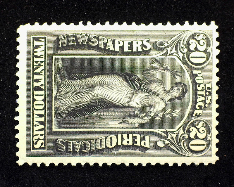 #PR-123 $20 Newspaper Mint Vf/Xf H Small thin. - US Stamp