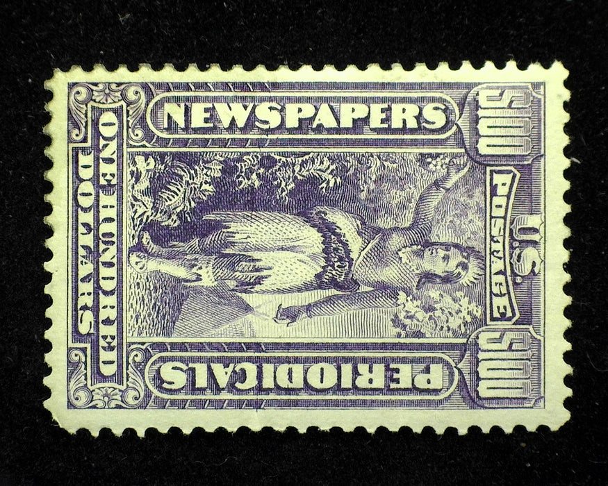 #PR-125 $100 Newspaper Mint Vf/Xf H Pin head thin. - US Stamp
