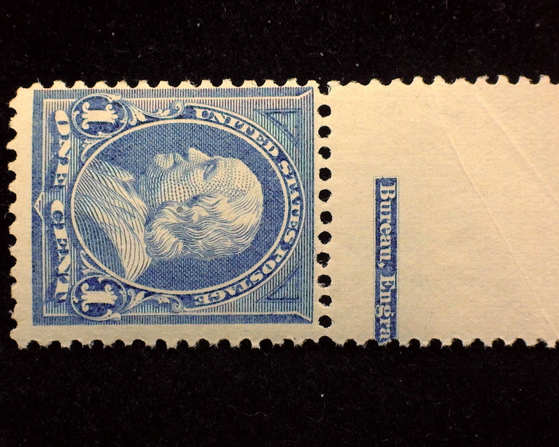 #246 1c Franklin Fresh. Mint F NH - US Stamp