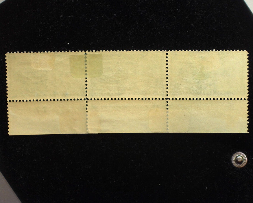 #E5 10c Special Delivery Bottom margin strip of 3, imprint and PL#77. Outstanding color and freshness, pretty show piece. Mint Vf LH - US Stamp