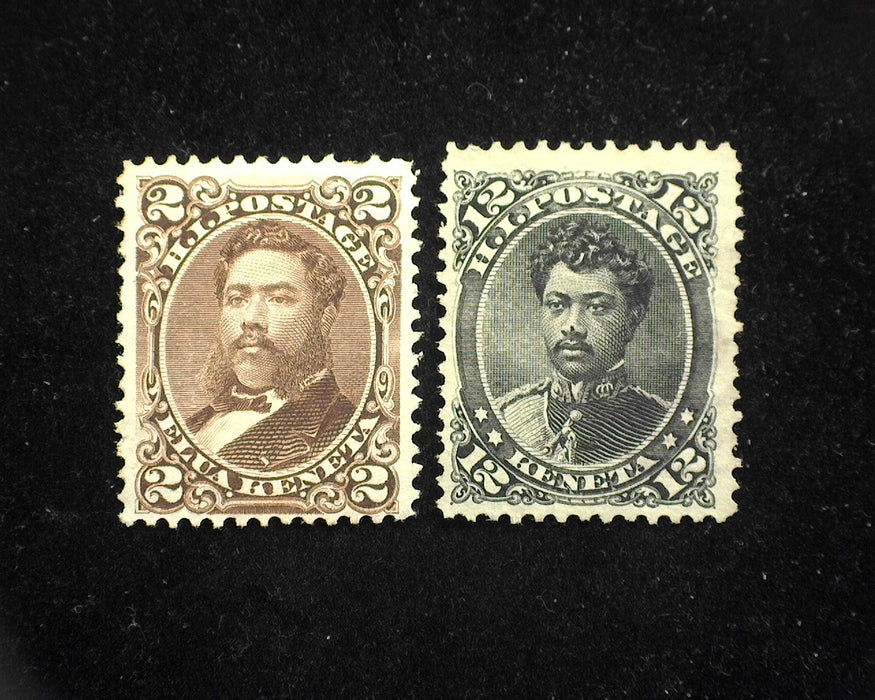 #35, 36 Hawaii Mint F/Vf No gum - US Stamp