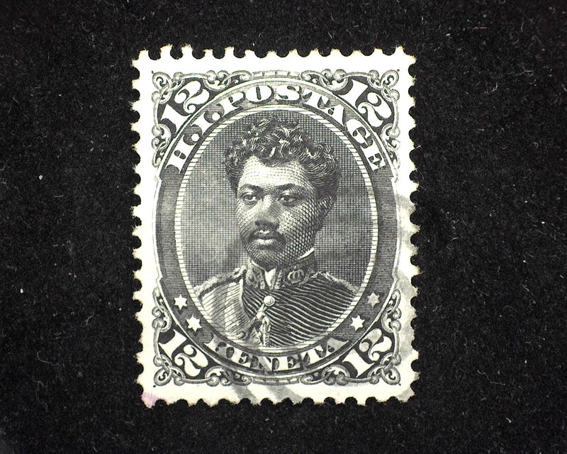 #36 Hawaii Three ring cancel Davey #111. Vf/Xf Used - US Stamp