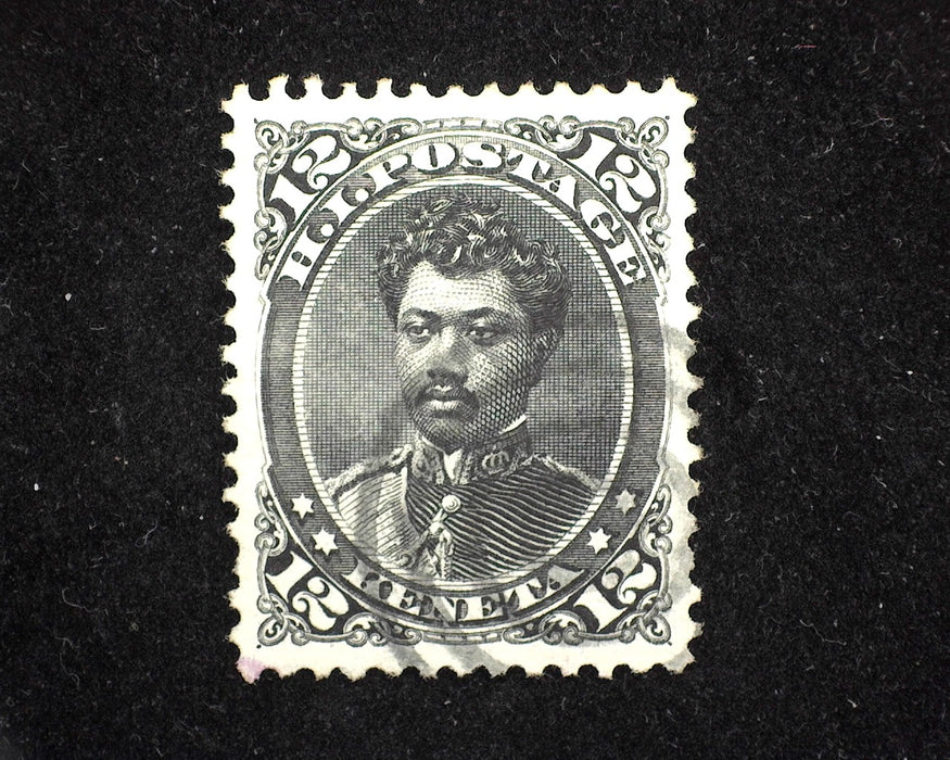 #36 Hawaii Three ring cancel Davey #111. Vf/Xf Used - US Stamp