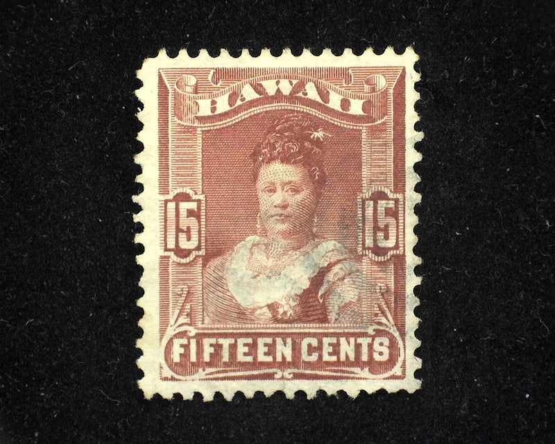 #41 Hawaii Faint cancel. VF Used - US Stamp