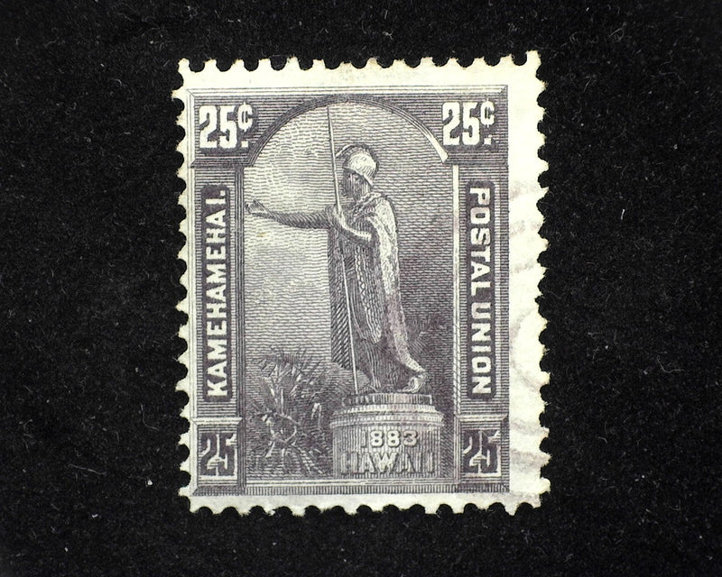 #47 Hawaii Fresh used stamp with target cancel. F/Vf Used - US Stamp