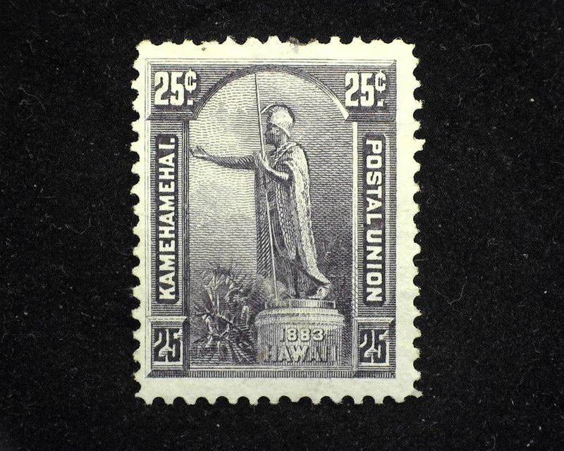 #47 Hawaii Perf tip cancel appears short perf but is not. F/Vf Used - US Stamp