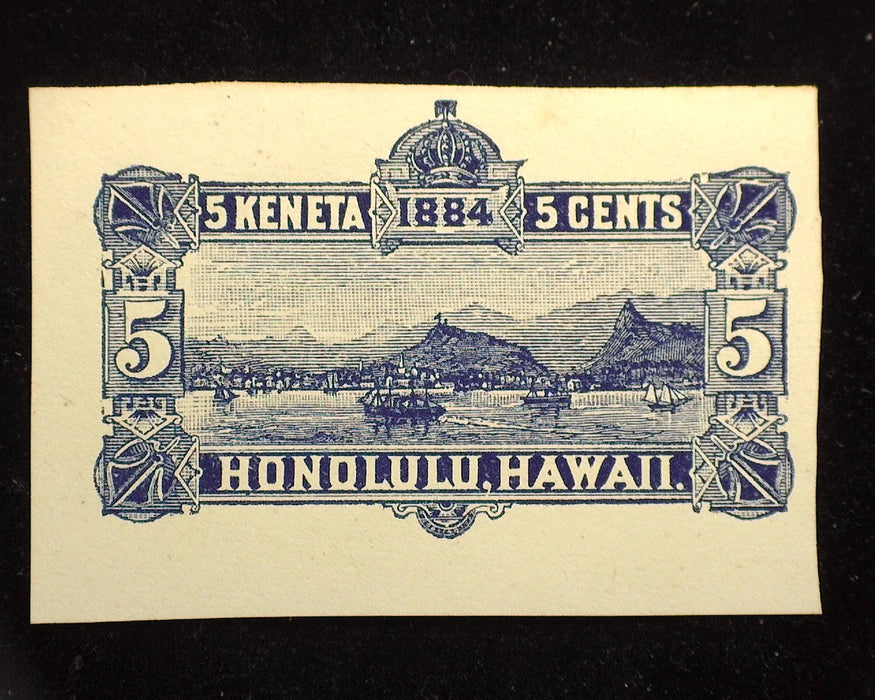 #U4 Hawaii Fresh cut square. Mint Vf - US Stamp