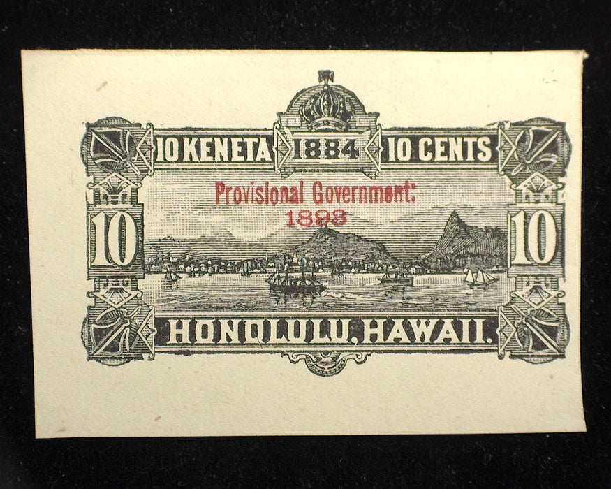 U13 Hawaii Fresh cut square. Mint VF - US Stamp