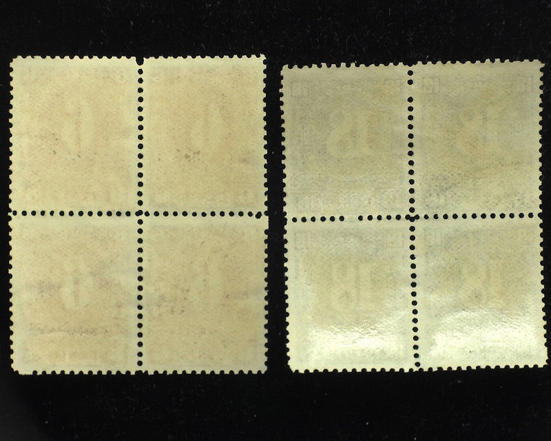 # Hawaii Kahului Rail Road. Tropical gum blocks of 4. Exceptional. Mint VF - US Stamp
