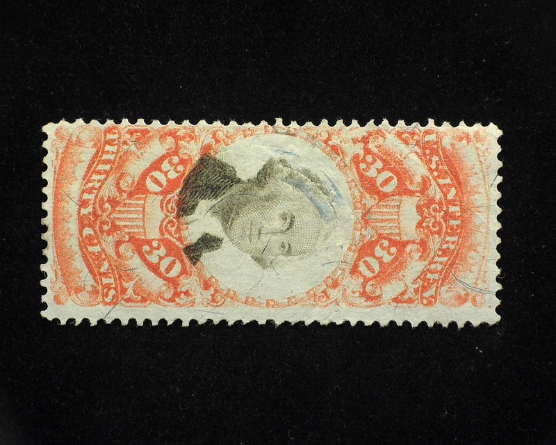 #R140 30c Revenue. F Used - US Stamp