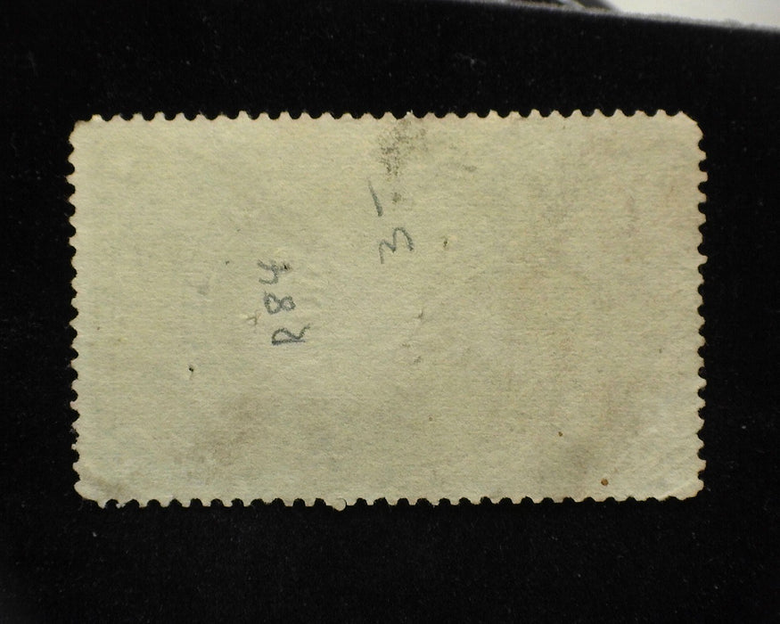 #R84c $2.50 Revenue Inland Exchange. Minute perf tear. F Used - US Stamp