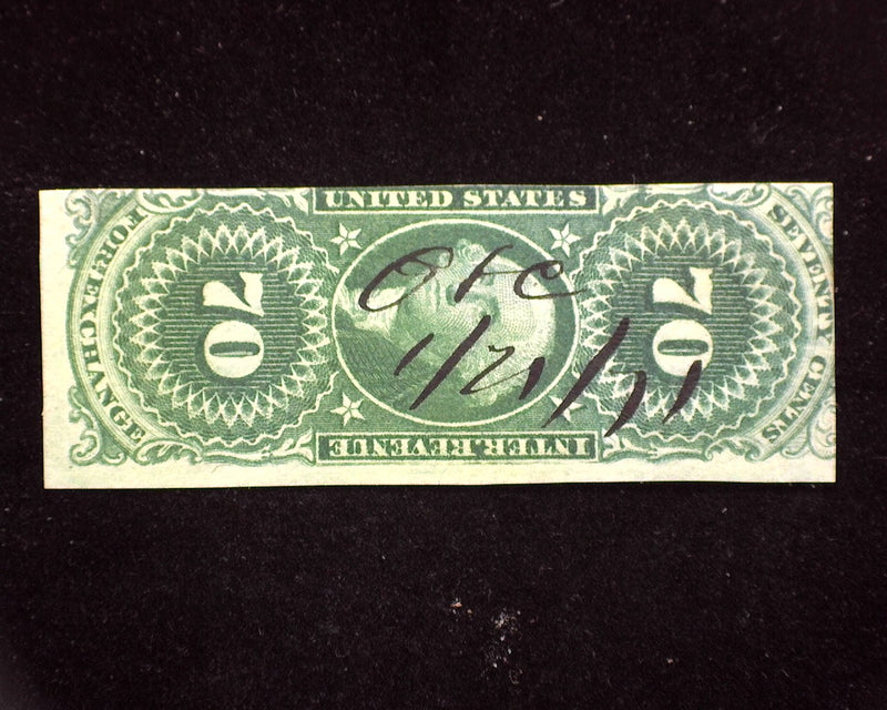 #R65a 70c Revenue. Fresh. F Used - US Stamp