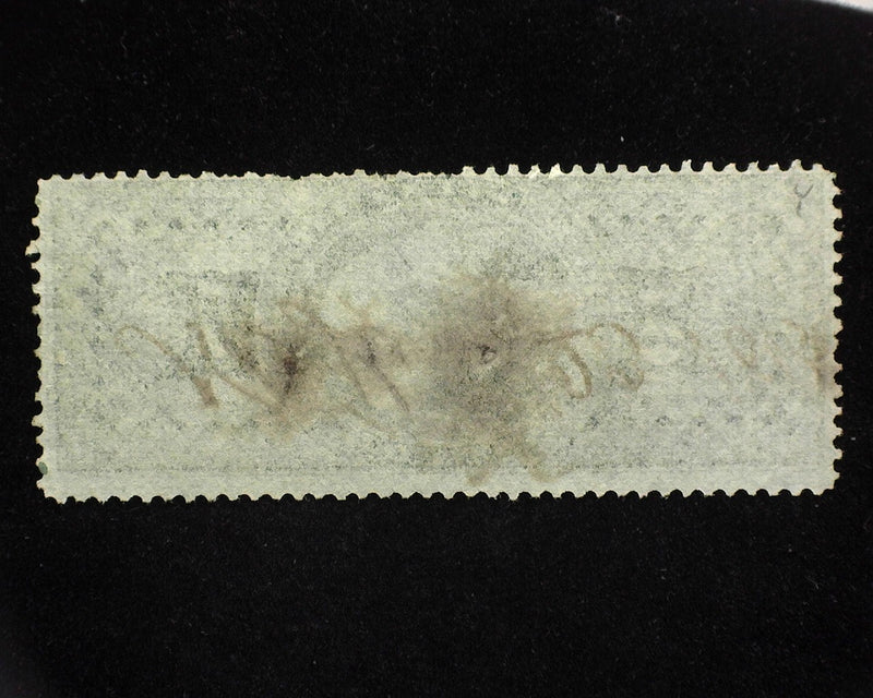 #R96c $10.00 Revenue. Few chewed perfs. F Used - US Stamp