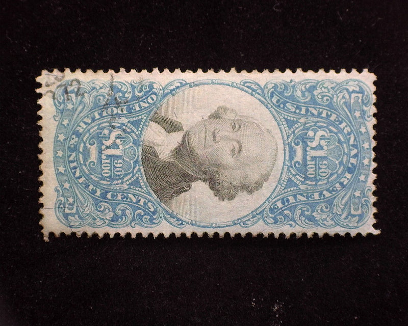 #R122 $1.90 Internal Revenue. No cut cancel. F+ Used - US Stamp